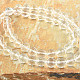 Crystal necklace beads larger facet
