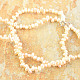 Gentle pearl necklace - pearl beige 45 cm