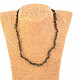 Necklace of pearls - dark zelenozlatavý 45 cm