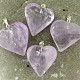 Amethyst heart pendant (jewelry)