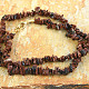 Necklace pieces of stone - mahogany obsidian
