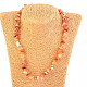 Necklace with stones - Carnelian