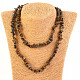 Long necklace pieces Stones - Tiger Eye