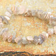 Bracelet pieces of stones - Marigold color