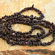 Dlouhý náhrdelník kousky kamenů - Granát Almadin