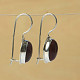 Earrings mookait silver Ag 925/1000 ovals