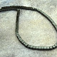 Kostičkový náhrdelník hematit 73g