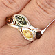 Silver ring Ag 925/1000 amber