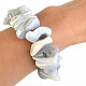 Larger chalcedone bracelet trombled stones