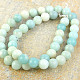 Ballpoint necklace calcite green 10mm