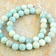 Ballpoint necklace made of 10mm green calcite