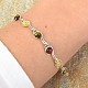 Bracelet amber silver Ag 925/1000