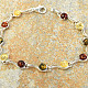 Bracelet amber silver Ag 925/1000