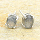 Earrings silver with labradorite Ag 925/1000